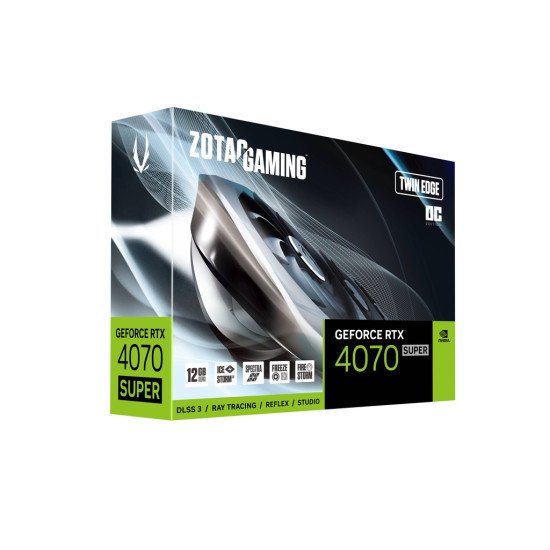 Zotac ZT-D40720H-10M carte graphique NVIDIA GeForce RTX 4070 SUPER 12 Go GDDR6X