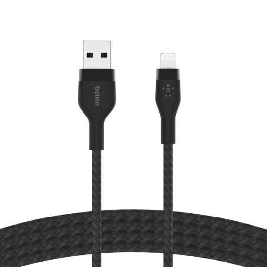 Belkin CAA010BT1MBK câble USB 1 m USB A USB C/Lightning Noir