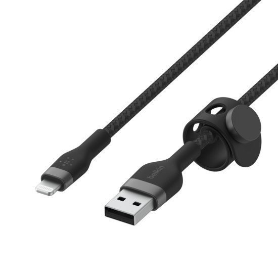 Belkin CAA010BT1MBK câble USB 1 m USB A USB C/Lightning Noir