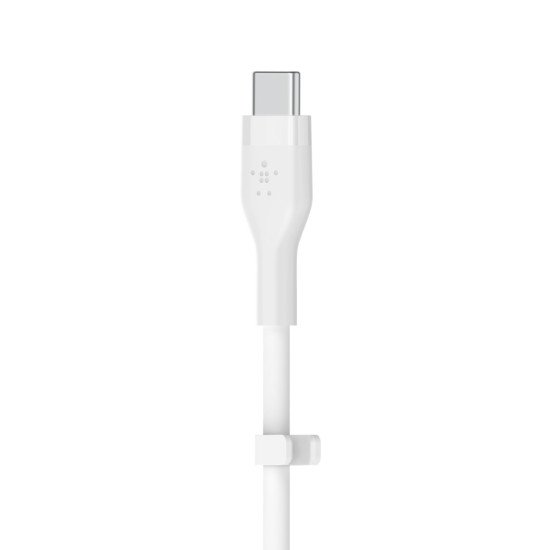 Belkin Cbl Silicone USB-C LTG 3M blc câble USB USB C USB C/Lightning Blanc