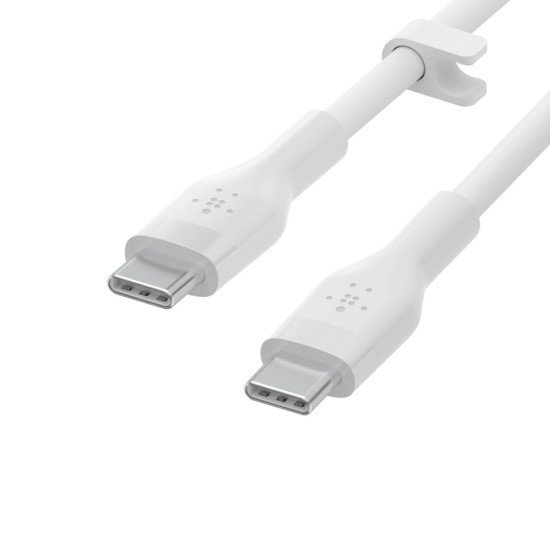 Belkin BOOST↑CHARGE Flex câble USB 1 m USB 2.0 USB C Blanc