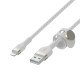 Belkin CAA010BT1MWH câble USB 1 m USB A USB C/Lightning Blanc