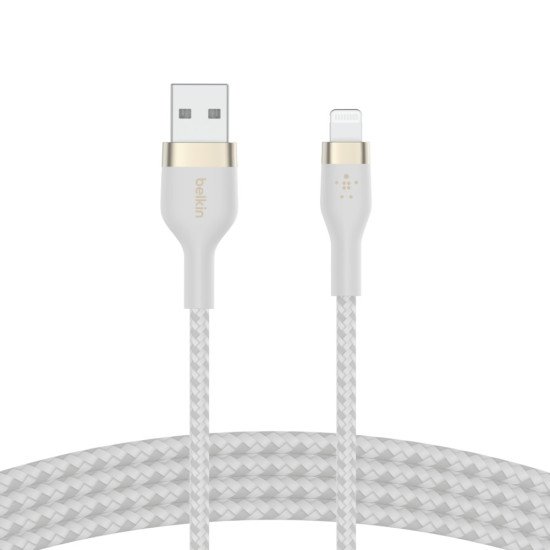 Belkin CAA010BT1MWH câble USB 1 m USB A USB C/Lightning Blanc