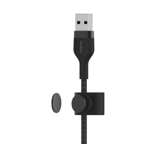 Belkin CAA010BT3MBK câble USB 3 m USB A USB C/Lightning Noir