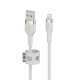 Belkin CAA010BT2MWH câble USB 2 m USB A USB C/Lightning Blanc