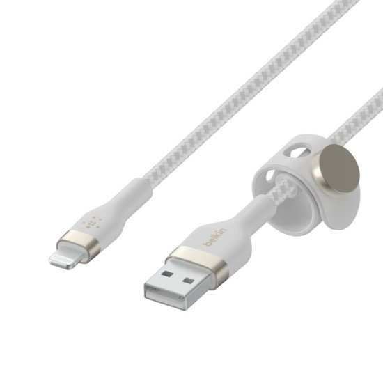 Belkin CAA010BT3MWH câble USB 3 m USB A USB C/Lightning Blanc