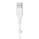 Belkin BOOST↑CHARGE Flex câble USB 1 m USB 2.0 USB A USB C Blanc