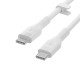 Belkin BOOST↑CHARGE Flex câble USB 3 m USB 2.0 USB C Blanc