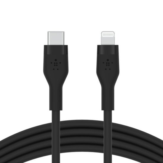 Belkin CAA009BT2MBK câble USB 2 m USB C USB C/Lightning Noir