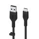 Belkin BOOST↑CHARGE Flex câble USB 3 m USB 2.0 USB A USB C Noir