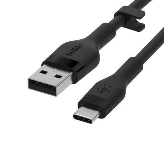Belkin BOOST↑CHARGE Flex câble USB 3 m USB 2.0 USB A USB C Noir