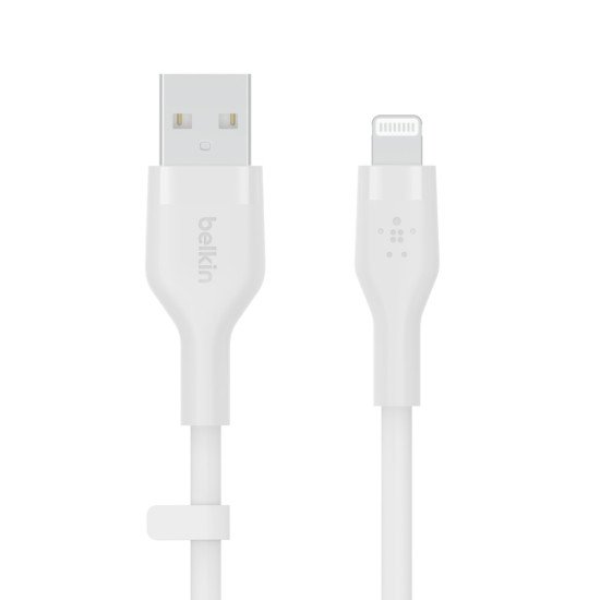 Belkin CAA008BT3MWH câble USB 3 m USB A USB C/Lightning Blanc