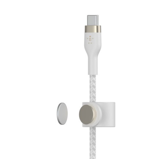 Belkin BOOST↑CHARGE PRO Flex câble USB 2 m USB 2.0 USB C Blanc