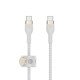 Belkin BOOST↑CHARGE PRO Flex câble USB 2 m USB 2.0 USB C Blanc