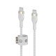 Belkin BOOST↑CHARGE PRO Flex câble USB 2 m USB 2.0 USB C Blanc