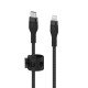 Belkin CAA011BT3MBK câble USB 3 m USB C USB C/Lightning Noir