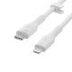 Belkin CAA009BT1MWH câble USB 1 m USB C USB C/Lightning Blanc