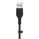 Belkin CAA008BT3MBK câble USB 3 m USB A USB C/Lightning Noir