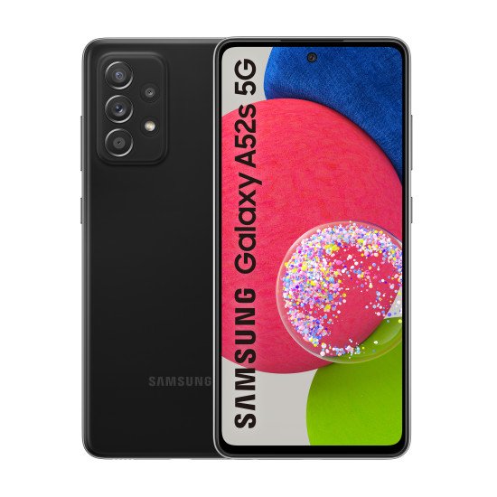 Samsung Galaxy A52s 5G SM-A528B 16,5 cm (6.5") Double SIM hybride Android 11 USB Type-C 6 Go 128 Go 4500 mAh Noir