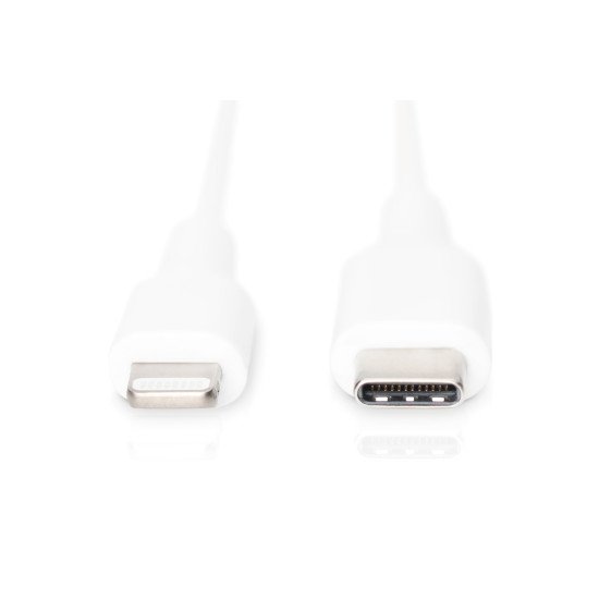 ASSMANN Electronic DB-600109-010-W câble Lightning 1 m Blanc
