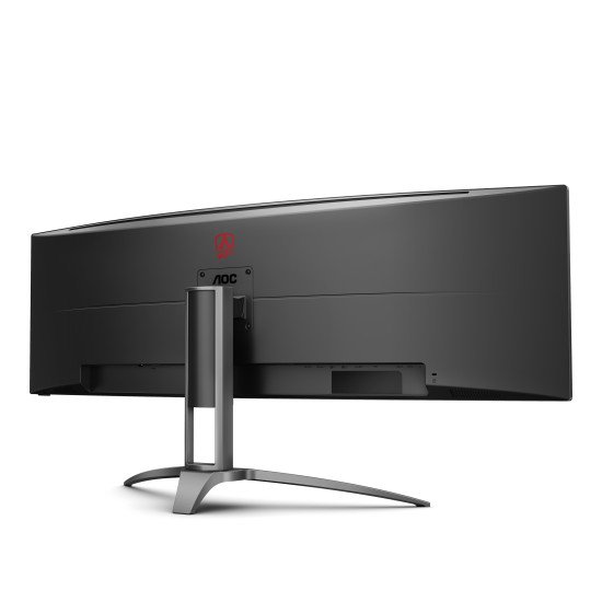 AOC AG493UCX2 écran PC 49" 5120 x 1440 pixels Quad HD LED Noir, Rouge