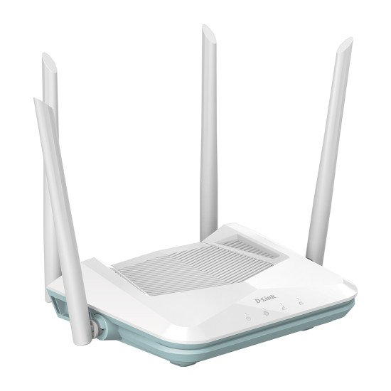 D-Link EAGLE PRO AI AX1500 Smart Router routeur sans fil Gigabit Ethernet Bi-bande (2,4 GHz / 5 GHz) Blanc