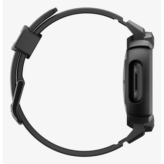 Spigen ACS11223 accessoire intelligent à porter sur soi Boîtier + bracelet Noir Polyuréthane thermoplastique (TPU)