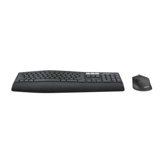 Logitech MK850 Performance Wireless Keyboard and Mouse Combo clavier Souris incluse RF sans fil + Bluetooth Hébreu Noir, Blanc