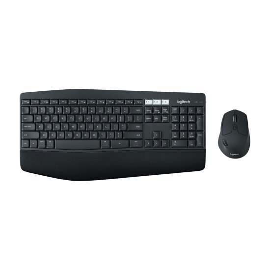 Logitech MK850 Performance Wireless Keyboard and Mouse Combo clavier Souris incluse RF sans fil + Bluetooth Hébreu Noir, Blanc