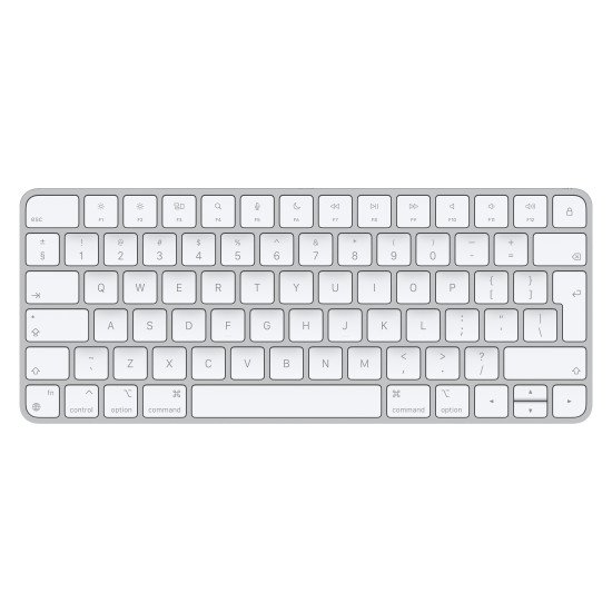 Apple Magic clavier USB + Bluetooth Anglais Aluminium, Blanc