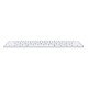 Apple Magic clavier USB + Bluetooth Anglais Aluminium, Blanc