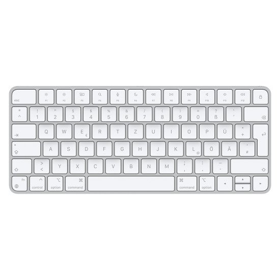 Apple Magic Keyboard clavier Bluetooth QWERTZ Allemand Argent, Blanc