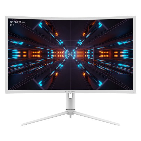 LC-Power LC-M32-QHD-165-C-K écran PC 81,3 cm (32") 2560 x 1440 pixels Quad HD LCD Blanc