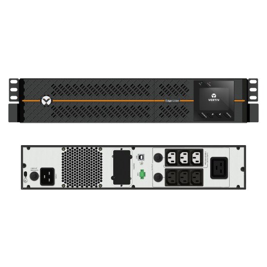 Vertiv EDGELI-2200IRT2U alimentation d'énergie non interruptible Interactivité de ligne 2,2 kVA 1980 W 6 sortie(s) CA