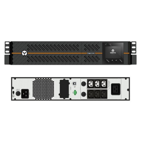 Vertiv EDGELI-3000IRT2U alimentation d'énergie non interruptible Interactivité de ligne 3 kVA 2700 W 6 sortie(s) CA