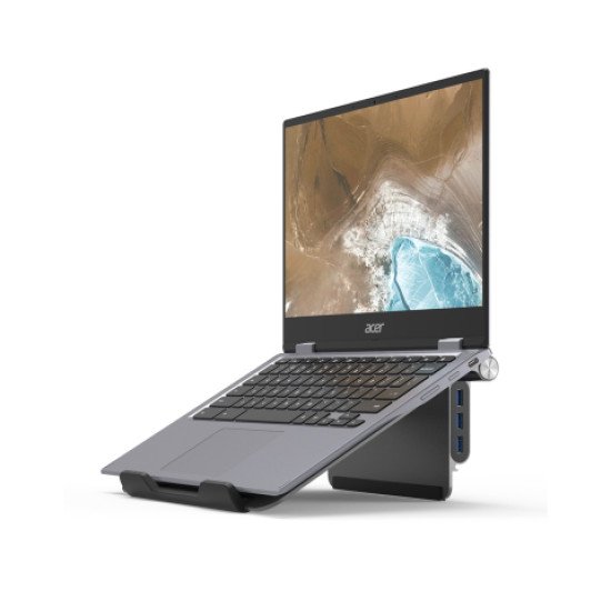 Acer HP.DSCAB.012 Support de livres Supports de Laptop Argent 39,6 cm (15.6")