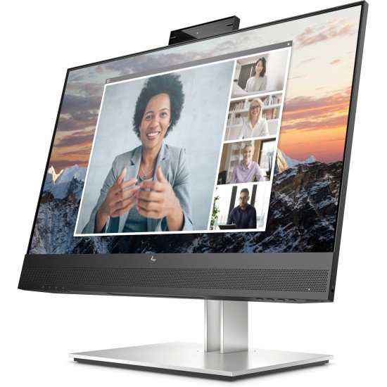 HP E24m G4 écran PC 23.8" 1920 x 1080 pixels Full HD Noir, Argent