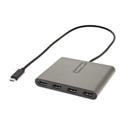 StarTech.com Adaptateur USB C vers 4 HDMI - Carte Vidéo & Graphique Externe - Convertisseur USB Type-C vers Quadruple Écran HDMI - 1080p 60Hz - Dongle Multi Écran - Windows Uniquement StarTech.com Adaptateur USB C vers 4 HDMI - Carte Vidéo & Graphique Externe - Convertisseur USB Type-C vers Quadruple Écran HDMI - 1080p 60Hz - Dongle Multi Écran - Windows Uniquement