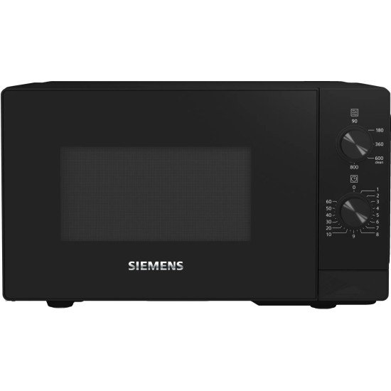Siemens iQ300 FF020LMB2 micro-onde Sur toute la gamme Micro-onde simple 20 L 800 W Noir