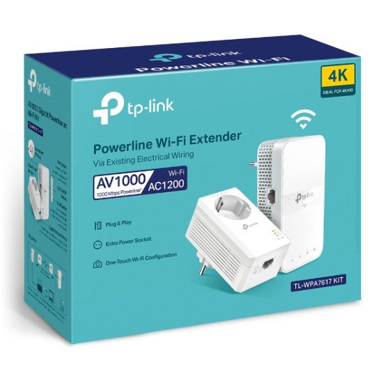 TP-Link TL-WPA7619 KIT 1000 Mbit/s Ethernet/LAN Wifi Blanc TP-Link TL-WPA7619 KIT 1000 Mbit/s Ethernet/LAN Wifi Blanc