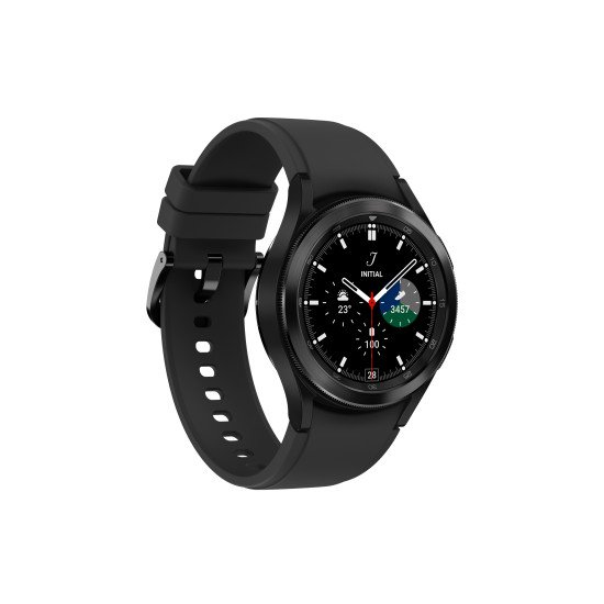 Samsung Galaxy Watch4 Classic 3,05 cm (1.2") OLED 42 mm Numérique 396 x 396 pixels Écran tactile Noir Wifi GPS (satellite) Samsung Galaxy Watch4 Classic 3,05 cm (1.2") OLED 42 mm Numérique 396 x 396 pixels Écran tactile Noir Wifi GPS (satellite)