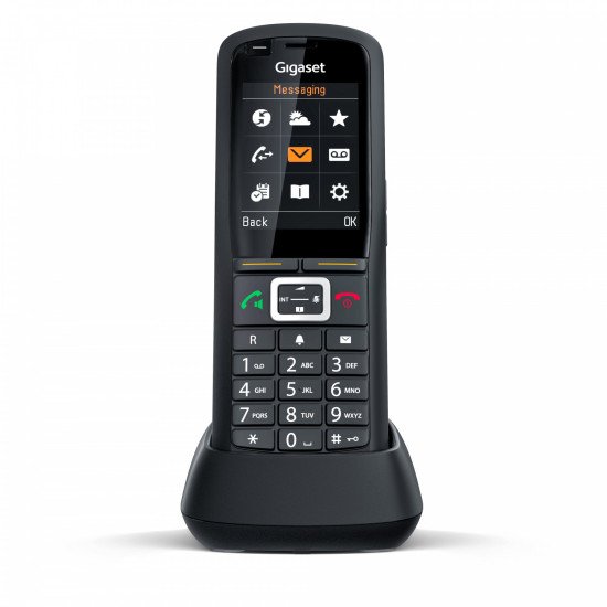Gigaset R700H PRO Téléphone DECT Identification de l'appelant Noir