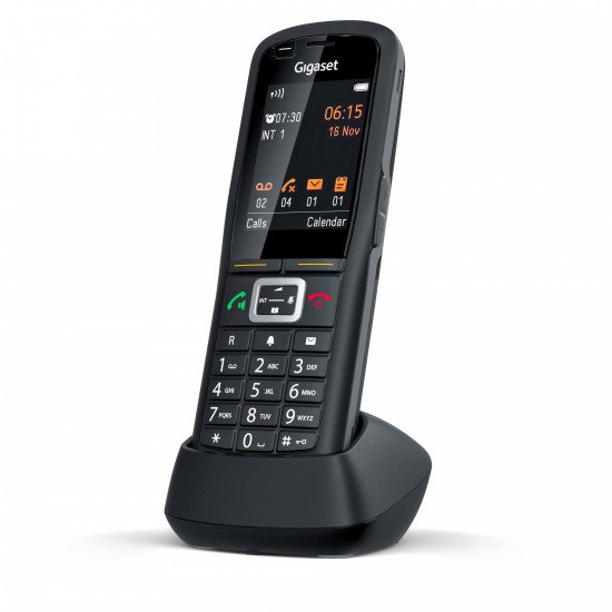 Gigaset R700H PRO Téléphone DECT Identification de l'appelant Noir