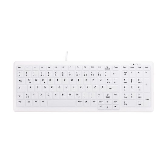 Contour Design Active Key AK-C7000 clavier Médical USB QWERTZ Allemand Blanc