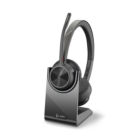 POLY Voyager 4320 UC Casque Arceau USB Type-C Bluetooth Socle de chargement Noir