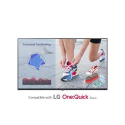 LG 43UL3J-M affichage de messages Écran plat de signalisation numérique 109,2 cm (43") LCD Wifi 300 cd/m² 4K Ultra HD Bleu Web OS 16/7 LG 43UL3J-M affichage de messages Écran plat de signalisation numérique 109,2 cm (43") LCD Wifi 300 cd/m² 4K Ultra HD Bleu Web OS 16/7