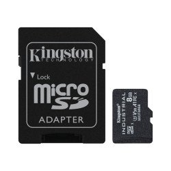 Kingston Technology Industrial mémoire flash 8 Go MicroSDHC UHS-I Classe 10 Kingston Technology Industrial mémoire flash 8 Go MicroSDHC UHS-I Classe 10