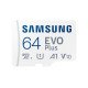 Samsung EVO Plus mémoire flash 64 Go MicroSDXC UHS-I Classe 10 Samsung EVO Plus mémoire flash 64 Go MicroSDXC UHS-I Classe 10