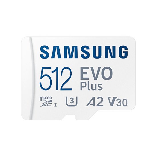 Samsung EVO Plus mémoire flash 512 Go MicroSDXC UHS-I Classe 10 Samsung EVO Plus mémoire flash 512 Go MicroSDXC UHS-I Classe 10