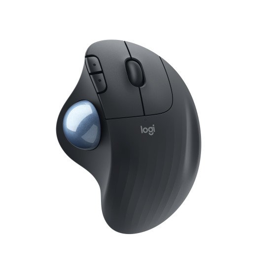 Logitech Ergo M575 for Business souris Droitier RF Sans fil + Bluetooth Trackball 2000 DPI